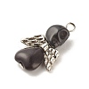 Halloween Dyed Synthetic Turquoise Pendants PALLOY-JF01598-4