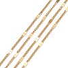 Ion Plating(IP) 304 Stainless Steel Figaro Chains CHS-N002-03G-1