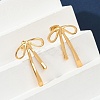 304 Stainless Steel Stud Earrings EJEW-S227-30G-09-2