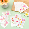 80 Sheets 4 Styles Butterfly Pattern Body Art Tattoos AJEW-SP0002-79-5