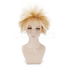 Short Blonde Wavy Cosplay Party Wigs OHAR-I015-03-2