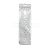 Rectangle Glitter Holographic Plastic Yin-yang Zip Top Gift Bags OPP-E004-01C-B02-1