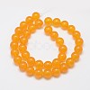 Natural & Dyed Malaysia Jade Bead Strands G-A146-10mm-A03-2