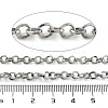 Tarnish Resistant Vacuum Plating 304 Stainless Steel Rolo Chains CHS-H026-08B-P-2