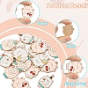 20Pcs 4 Styles Alloy Enamel Pendants ENAM-FS0004-13-2