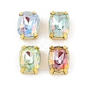 Brass Glass Rhinestone Sew on Rhinestones RGLA-U001-07G-01-1