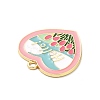 Alloy Enamel Pendants ENAM-E004-07G-3