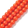 Synthetic Turquoise Beads Strands TURQ-G106-6mm-02G-5