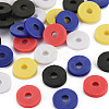 Handmade Polymer Clay Beads Strands CLAY-R089-8mm-T032-2