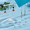 24 Pairs Brass Huggie Hoop Earring Findings DIY-CN0002-20-5