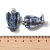 Natural Blue Spot Jasper Pendants G-C095-03P-01-3