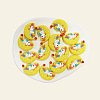 Moon with Unicorn Food Grade Eco-Friendly Silicone Focal Beads SIL-SZC0008-05G-1