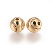 Brass Enamel Beads LS-KK-L179-06G-2