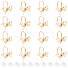 24Pcs Brass Stud Earring Findings KK-FH0002-35-1