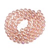 Transparent Glass Beads Strands GLAA-Q107-02A-03-2