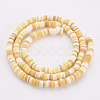 Handmade Polymer Clay Bead Strands CLAY-T002-4mm-77-2