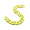 Handmade Opaque Acrylic Curb Chains X-AJEW-JB00662-08-1