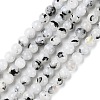 Natural Rainbow Moonstone Beads Strands G-Q1001-A05-01-2