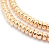 Electroplate Non-magnetic Synthetic Hematite Beads Strands G-L485-04A-LG-2