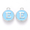 Platinum Plated Alloy Enamel Charms LS-ENAM-S118-04E-P-1