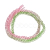 Transparent Painted Glass Beads Strands DGLA-A034-T2mm-A18-5
