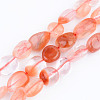 Natural Quartz Beads Strands X-G-S359-149A-1