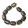 Natural Gold Pyrite/Golden Pyrite Beads Strands G-F833-L01-01-3