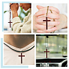 6Pcs Wooden Cross Wall Decoration AJEW-GO0002-23A-6