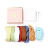 Imitation Cake Gift Box Needle Felting Kit DIY-D065-02P-2