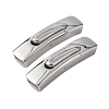 Tarnish Resistant 304 Stainless Steel Bayonet Clasps X-STAS-P158-01C-P-2
