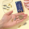 10Pcs 2 Colors Rack Plating Brass Fold Over Clasps KK-SC0006-66-4