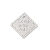 Rack Plating Alloy Pendants PALLOY-S038-04B-P-1