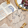 5Pcs 5 Colors Alloy Charm Bracelets BJEW-PH0004-68-4