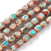 Natural Regalite/Imperial Jasper/Sea Sediment Jasper Beads Strands G-Z008-01D-1