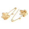 Peach Blossom 304 Stainless Steel Safety Pins Brooch Findings SA-CBA098D-14B-G01-2