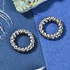 Skull Ring 316 Surgical Stainless Steel Hoop Nose Rings EJEW-G416-19B-AS-2