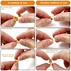 56Pcs 5 Style Brass & Alloy & Silicone Lapel Pin Back Kits DIY-YW0008-35-4