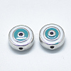 Alloy Enamel Beads ENAM-S117-07B-2