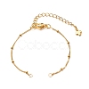 Handmade 304 Stainless Steel Satellite Chains Bracelets Making Accessories AJEW-JB01024-2
