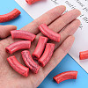 Opaque Crackle Acrylic Beads MACR-S372-001N-005-5