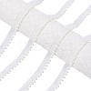 10Yards Polyester & Plastic Pearl Ribbon OCOR-CY0001-78A-1
