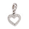 304 Stainless Steel European Dangle Charms STAS-I194-18P-1
