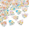 32Pcs 4 Colors Alloy Enamel Pendants FIND-TA0008-76A-3