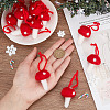 Mushroom Wool Felt Hanging Pendant Decorations AJEW-WH0326-99-3