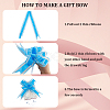 Plastic Bowknot Pull Bows AJEW-WH20064-74K-6