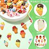 52Pcs 13 Styles Resin Cabochons RESI-CJ0004-86-3