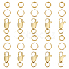 30Pcs 3 Styles Brass & 304 Stainless Steel Jump Rings FIND-ME0001-80-1