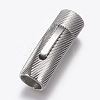 Tarnish Resistant 304 Stainless Steel Bayonet Clasps STAS-O114-042B-P-2