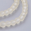 Baking Paint Transparent Glass Bead Strands X-GLAA-S031-4mm-23-3