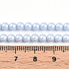 Baking Paint Pearlized Glass Pearl Bead Strands HY-N002-4mm-C04-5